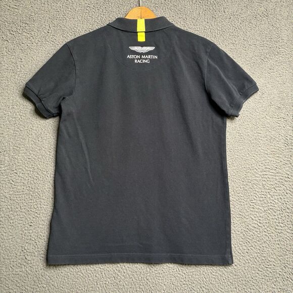 Aston Martin Polo Shirt Mens Small Short Sleeve Racing Embroidered Formula 1 - Picture 5 of 13